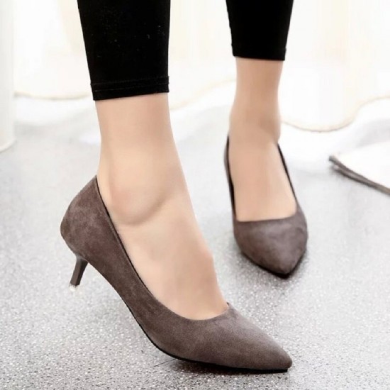 2020 spring and summer new pointed large size high-heeled shoes shallow mouth with women's shoes wedding shoes multicolor OL