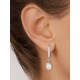 SILVERHOO 925 Sterling Silver Women Stud Earrings Exquisite Large Freshwater Pearl Earrings Female Jewelry Valentine's Day Gifts